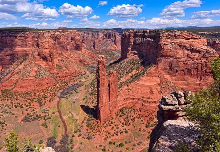 Spider Rock in Canyon de Chelly National Monument, Arizona