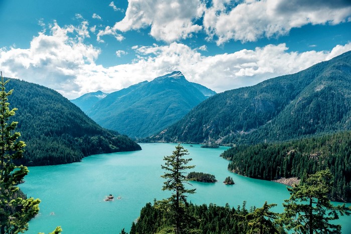 Ross Lake in North Cascades National Park, Washington