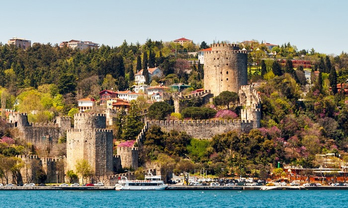 Rumeli Hisari Fortress on the Bosphorus Strait, Istanbul, Turkey
