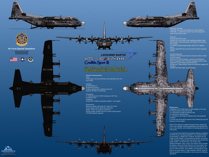 Lockheed YMC-130J Credible Sport III Aircraft