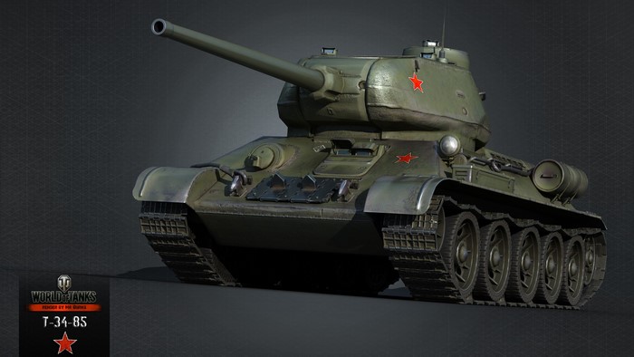T-34-85 Tank from World of Tanks