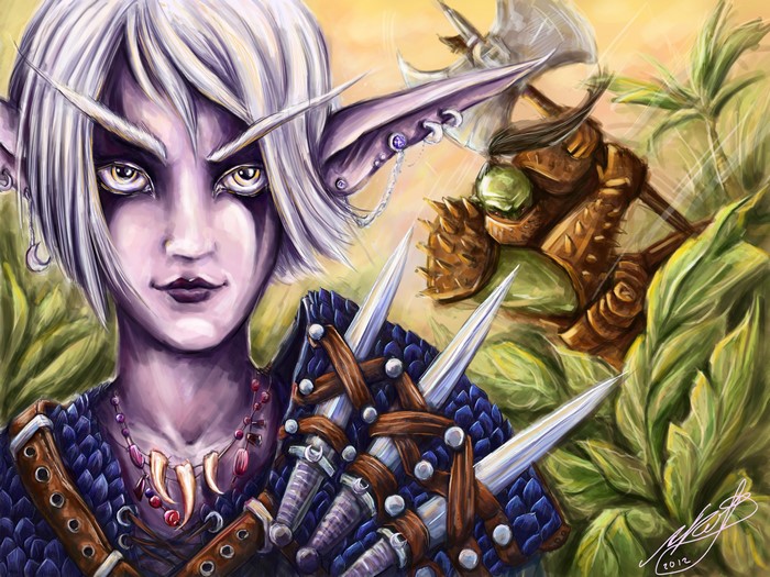 4K Rogue Steela Elf from World of WarCraft
