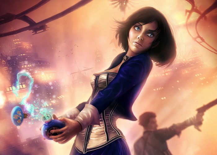 Elizabeth and Booker from BioShock Infinite