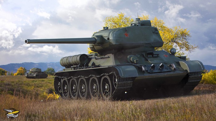 T-34-85 tank from World of Tanks