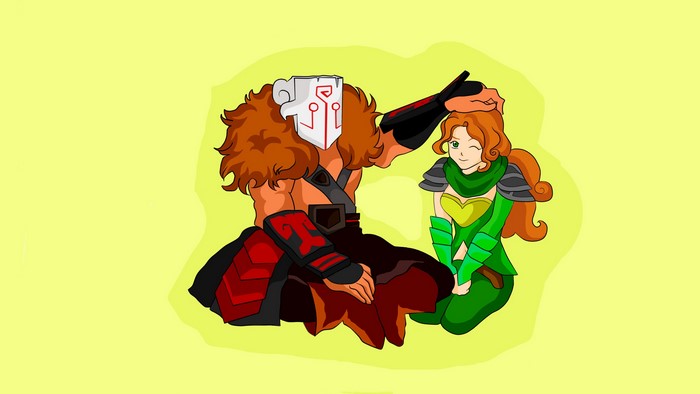 Juggernaut and Windrunner from DOTA 2