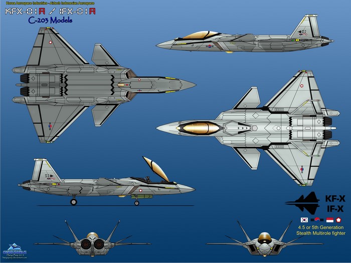 KFX-01A / IFX-01A C-203 Stealth Multirole Fighter