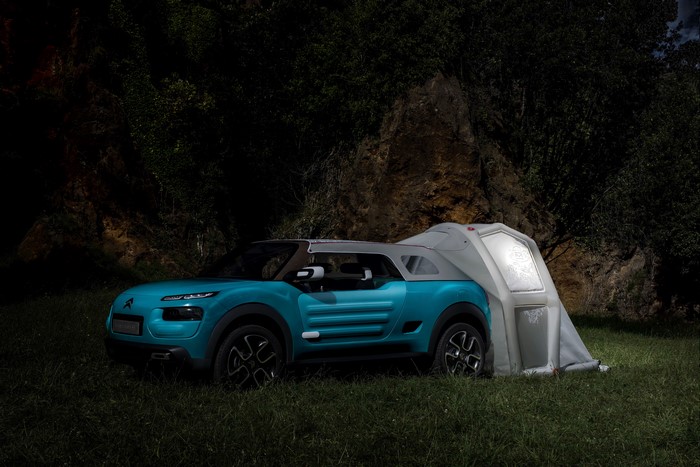 Citroen Cactus M concept car with attached tent