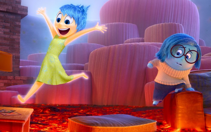 Joy and Sadness from Inside Out