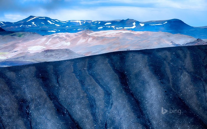 Hverfjall Crater, Iceland