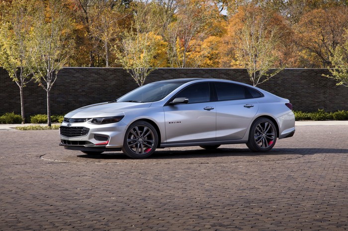 2015 Malibu Red Line Series Chevrolet Tuning Silver