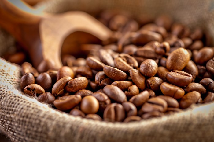 5K Coffee Closeup Grain