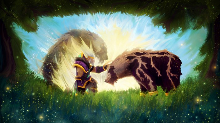 Lone Druid and Spirit Bear from DOTA 2