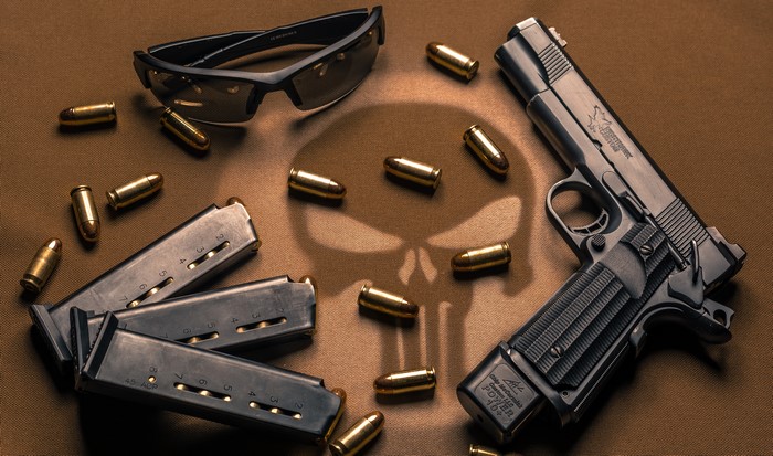 Nighthawk Custom 9mm Pistol with Bullets in 4K