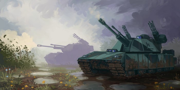 Corrinthyan Tanks Painting Art