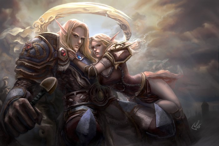 Caelanon and Sanomi from World of WarCraft