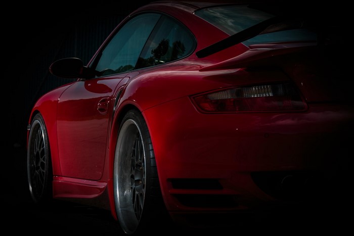 Red Porsche 911 Turbo