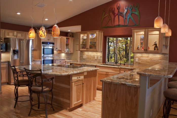 Kitchen Interior Design with Table and Chairs