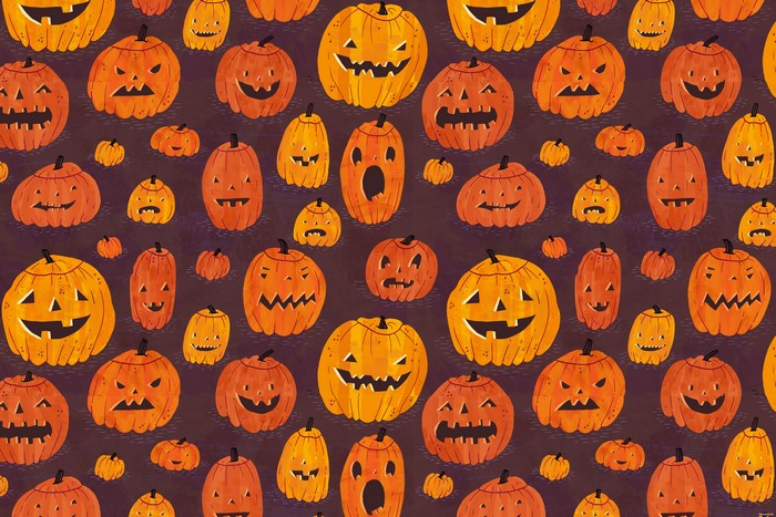 Halloween Pumpkins Texture