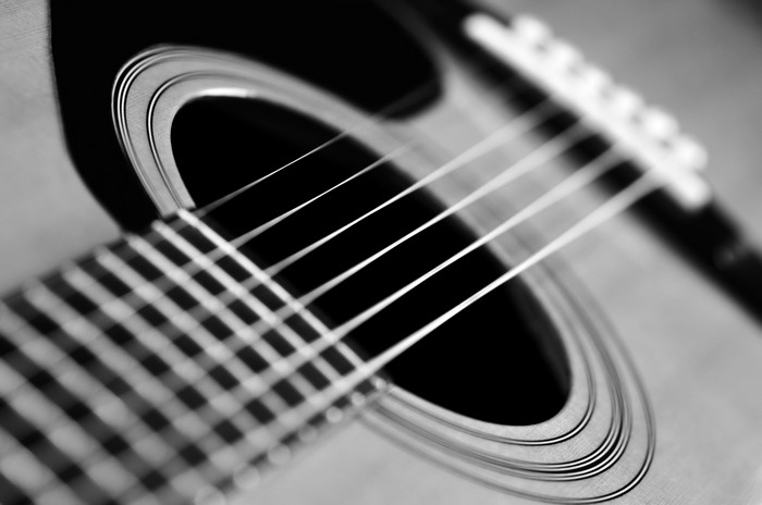 Closeup of a Guitar