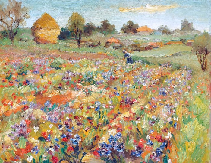 Field of Poppies by Marcel Dyf