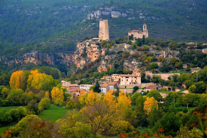 Santa Perpetua de Gaia, Spain in Autumn