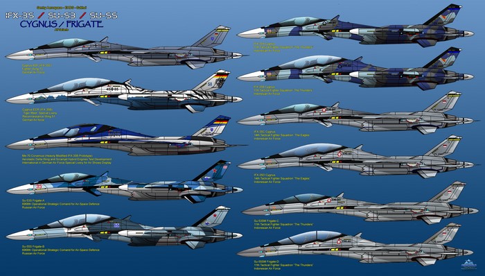 IFX-35, Su-53, Su-55 Cygnus/Frigate Aircraft