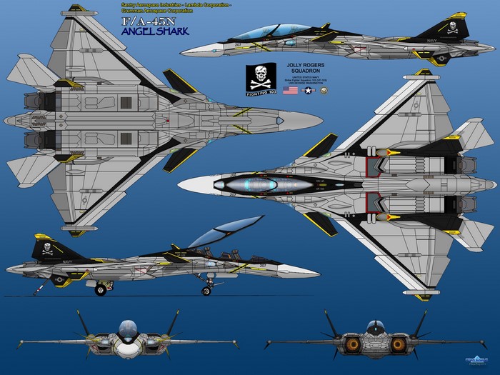 F/A-45N Angel Shark Jolly Rogers Squadron
