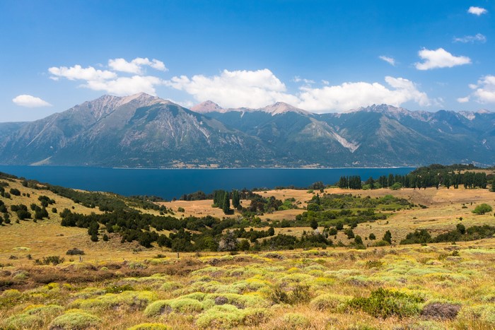Mountains and Lake in Argentina