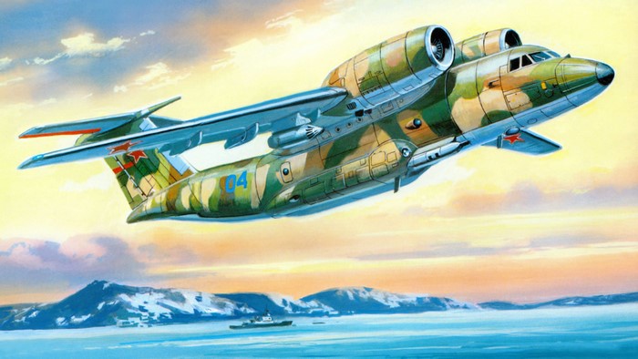 Antonov An-72P Airplane Painting Art