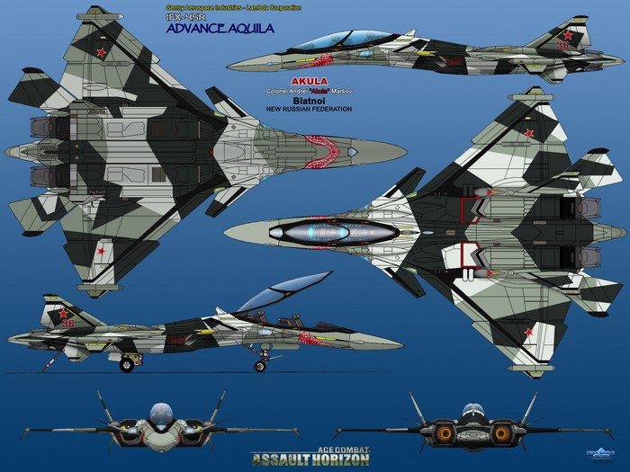 IFX-45R Advance Aquila from Ace Combat: Assault Horizon