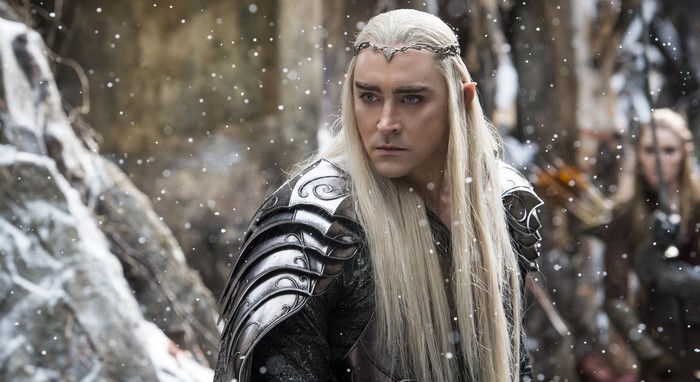 Lee Pace as Thranduil from The Hobbit in Snow