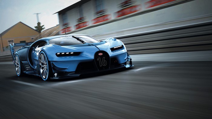 Bugatti Vision Gran Turismo 2015 Light Blue