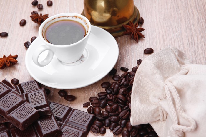 Coffee, Chocolate, and Coffee Beans