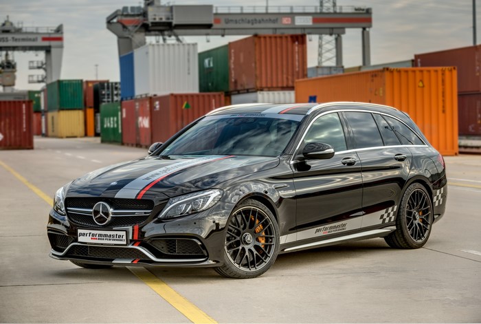 Black 2015 Mercedes-Benz AMG C 63 by PerformMaster