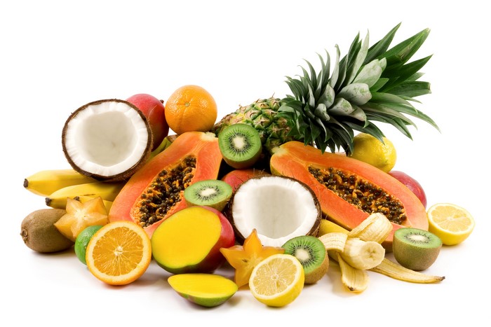 Assortment of Tropical Fruits