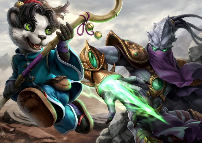 Li Li and Zeratul from Heroes of the Storm