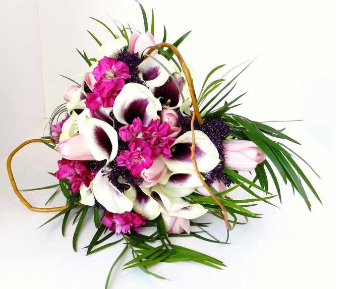 Calla Lilies and Tulips Bouquet