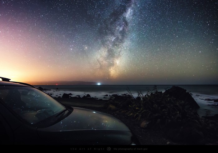 Mark Gee's Milky Way over the Coast at Night