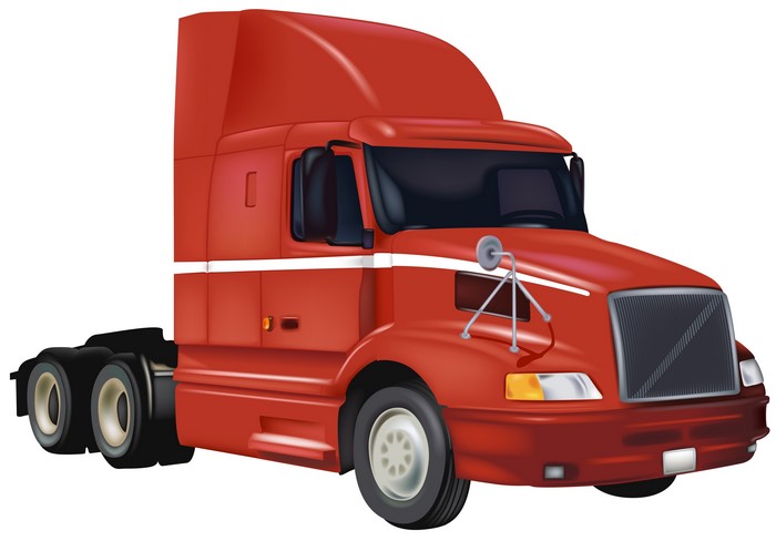 Red Semi-Truck