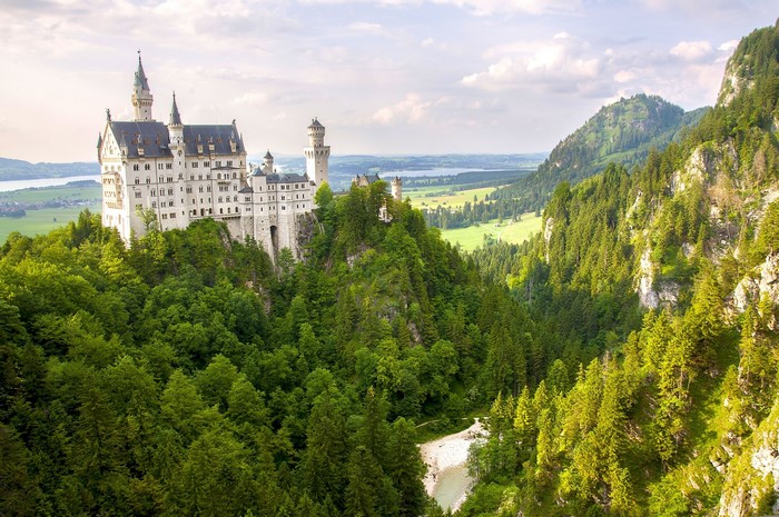 Neuschwanstein Castle in Bavaria, Germany