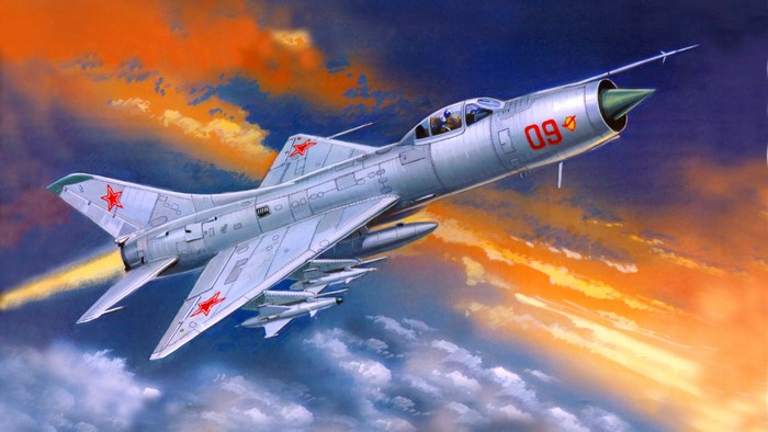 Su-9 Fighter Airplane in Flight