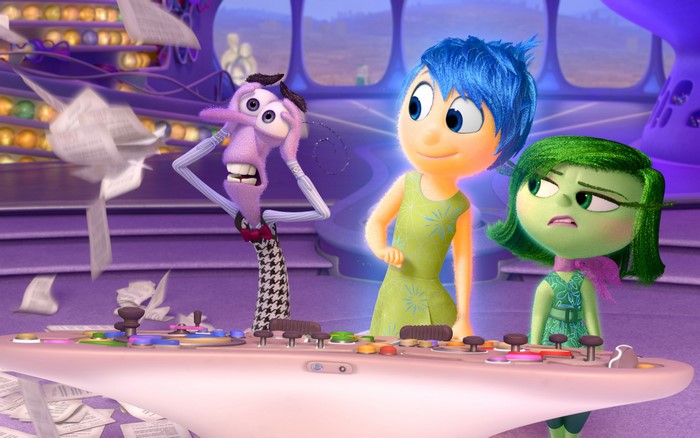 Fear, Joy, and Disgust from Inside Out