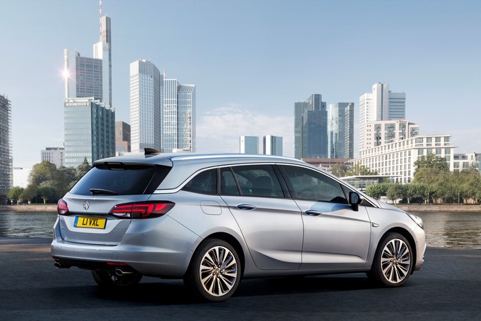2015 Astra Sports Tourer Silver Color Back View