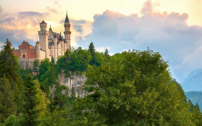 Neuschwanstein Castle in Bavaria, Germany