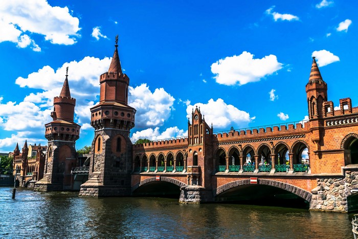 Oberbaum Bridge in Berlin, Germany