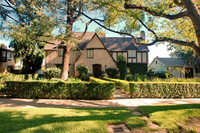 Tudor-style house in Pasadena, California