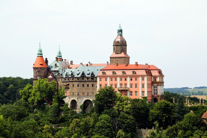 Ksiaz Castle in Walbrzych, Poland