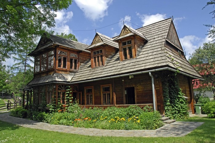Wooden house in Zakopane, Poland