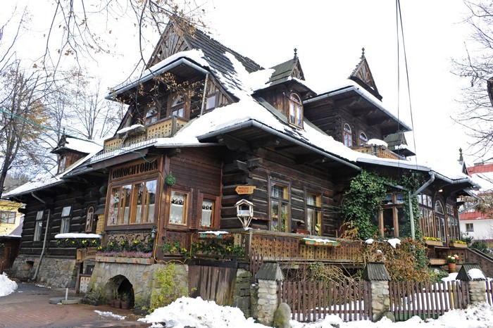 Wooden house in Zakopane, Poland