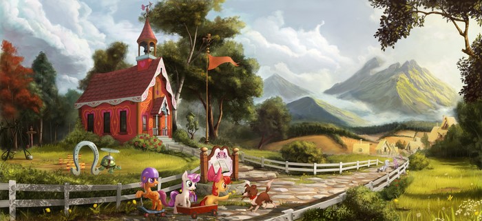 My Little Pony in a Fantastic 4K Countryside Scene